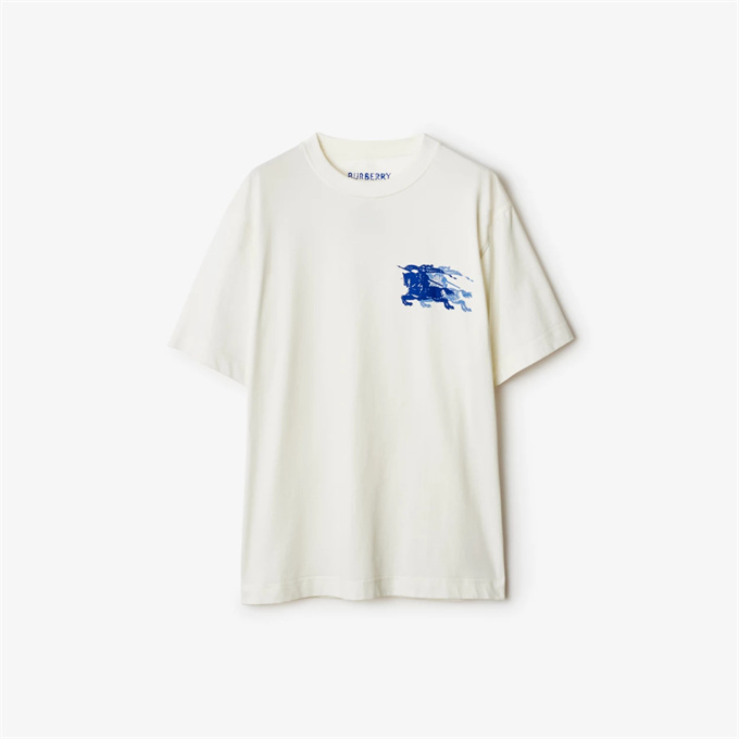 burberry ink-style ekd print cotton t-shirt